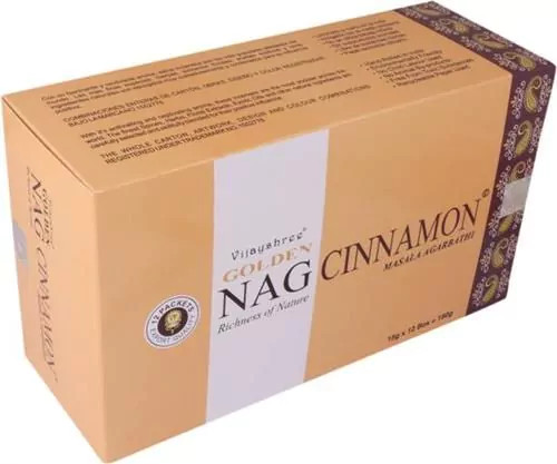 Golden Nag Cinnamon-Fahéj Masala Füstölő