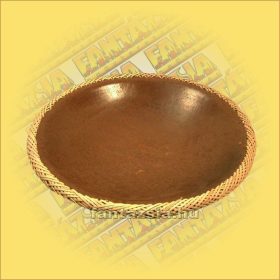 tál lomboki rattanszéllel nagy B