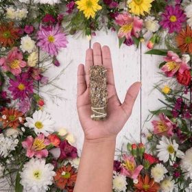   Sagrada Madre-Gyógynövényes Füstölő Köteg- White Sage Fehér Zsálya