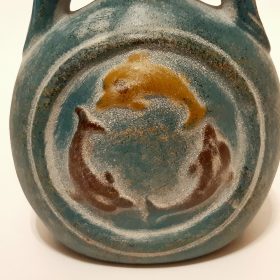 Kék Delfines  Váza