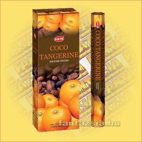 HEM Kókusz Mandarin illatú indiai füstölő /HEM Coco Tangerine/