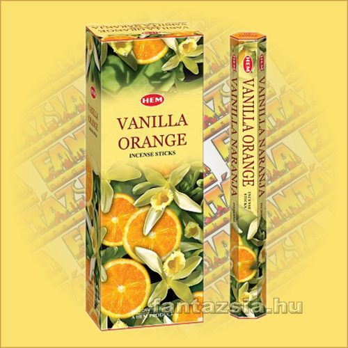 HEM Vanília Narancs illatú indiai füstölő /HEM Vanilla Orange/