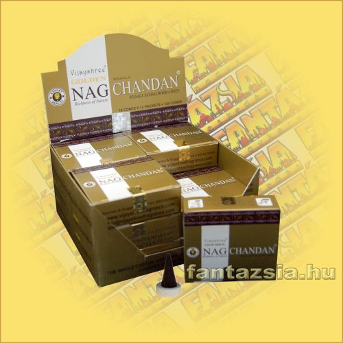 Nag Chandan Kúpfüstölő / Golden Nag Chandan