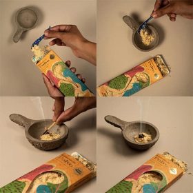   Sagrada Madre-Polvo Levendula  és Levendulavirágok füstölőpor