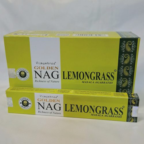 Golden Nag Lemongrass-Citromfű Masala Füstölő