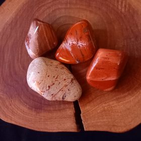 Vörös Jáspis dobcsiszolat XL