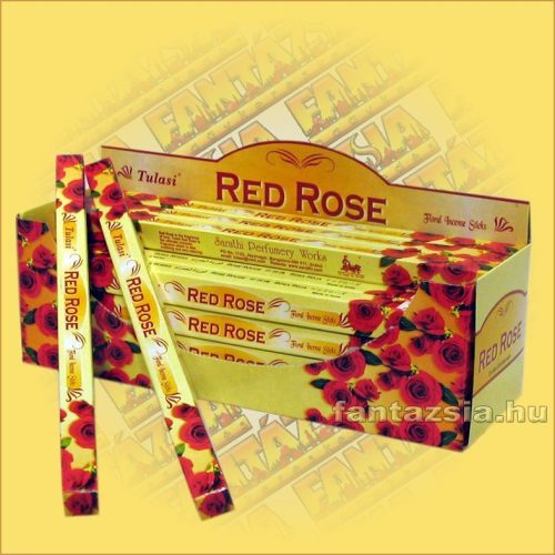 Vörös Rózsa füstölő-Tulasi Red Rose