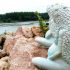 Gaia-Földanya Szobor-Fehér