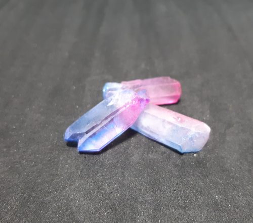 Aura kvarc csúcs:kék+pink