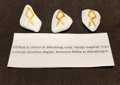 OTHILA-Rúna talizmán-görög márvány