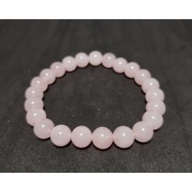 Rózsakvarc karkötő-8 mm