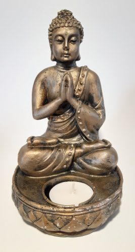 Buddha Imádkozó mécsestartó