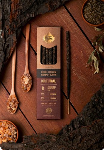 Sagrada Madre-Natural Doble Herbs Olibanum Füstölőpálca