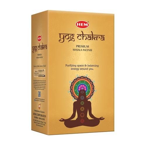 HEM Yog Chakra Indiai maszala füstölő/HEM YOG CHAKRA