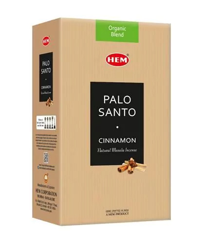 HEM Palo Santo Cinnamon Indiai maszala füstölő