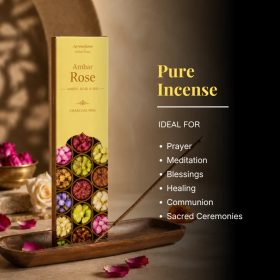   Aromafume - Amber & Rose Borostyán és Rózsa Füstölő 25 szál