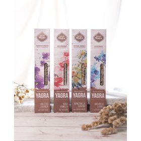   Sagrada Madre-Yagra Violetas Lavanda Ibolya és Levendula füstölőpálca