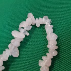 Rózsakvarc karkötő