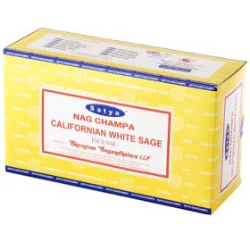   Satya Nag Champa Californian White Sage-K.N.Satyam Setty maszala füstölő