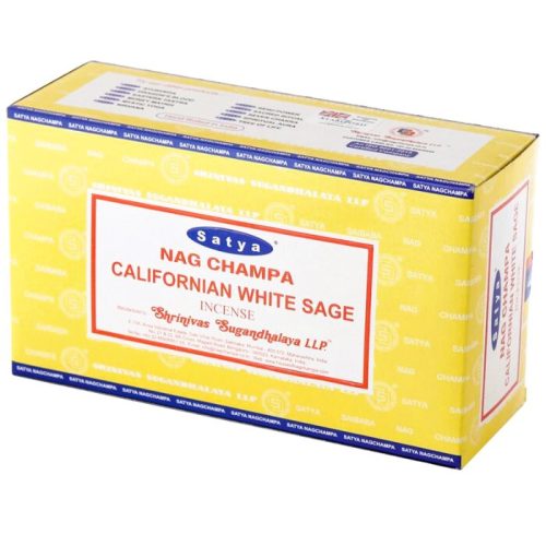 Satya Nag Champa Californian White Sage-K.N.Satyam Setty maszala füstölő