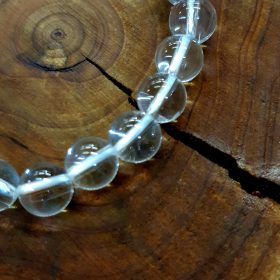 Hegyikristály karkötő-8mm golyó