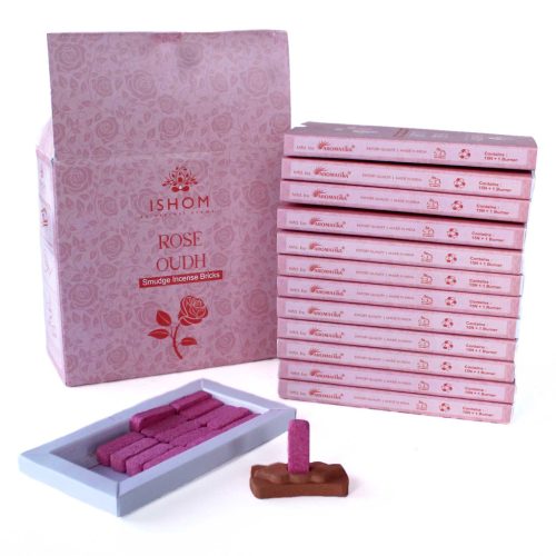 Ishom Rose Oudh-Rózsa és Oudh füstölőtégla