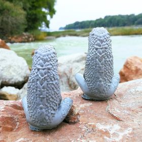 Gaia-Földanya Szobor-Szürke