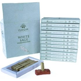 Ishom White Sage-Fehér zsálya füstölőtégla