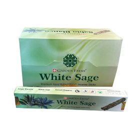 Garden Fresh White Sage Fehér Zsálya   Masala Füstölő