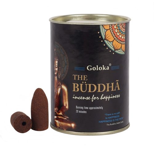Goloka The Buddha/Arany Buddha  Back Flow-lefelé áramlós kúpfüstölő (folyékony füst)