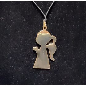 Angyal Medál aranyozott