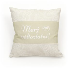 Díszpárna – Merj Változtatni! “Motiváció”