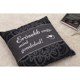   Díszpárna – Erősebb vagy, mint gondolod!! “Motiváció”