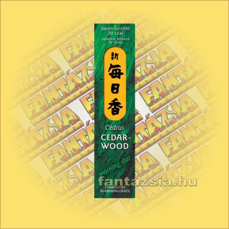 Cedarwood (Cédrus) Morning Star Japán füstölő