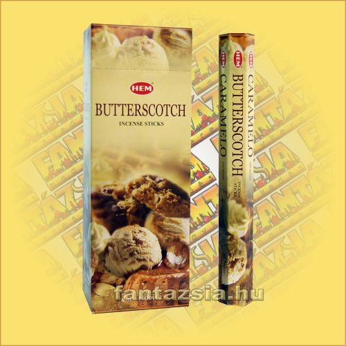 HEM Tejkaramella indiai füstölő /HEM Butterscotch /