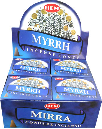 Mirha Illatú Kúpfüstölő/ HEM Myrrh 