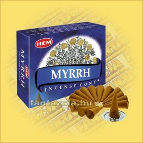 Mirha Illatú Kúpfüstölő/ HEM Myrrh 