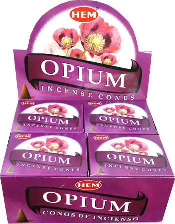 Ópium Illatú Kúpfüstölő / HEM Opium 