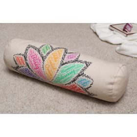 Hengerpárna - Lótusz Magyar Pozitív Üzenetekkel/Natúr