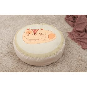   Nagy méretű Meditációs párna - Megpihenés"Macska" 